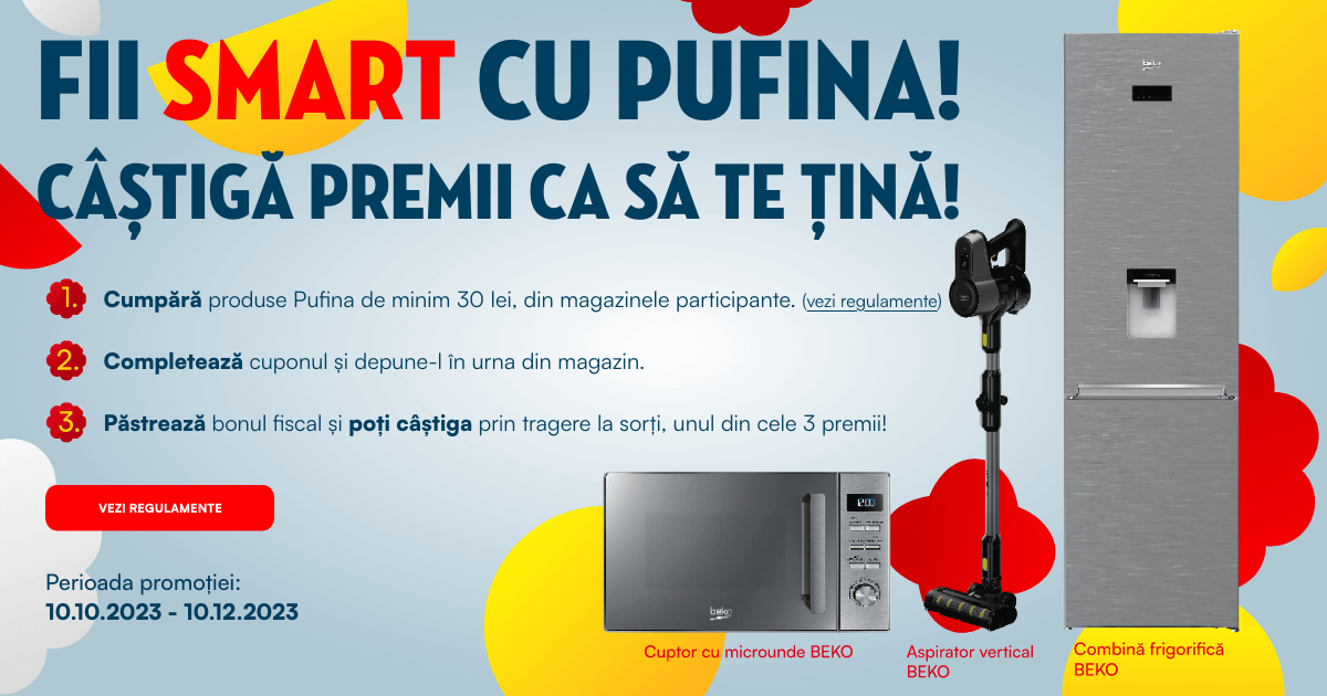 pufina promotie fii smart cu pufina min